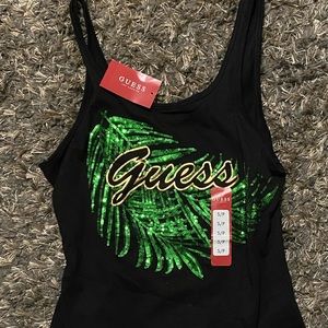 Guess palm tree Tank top size S